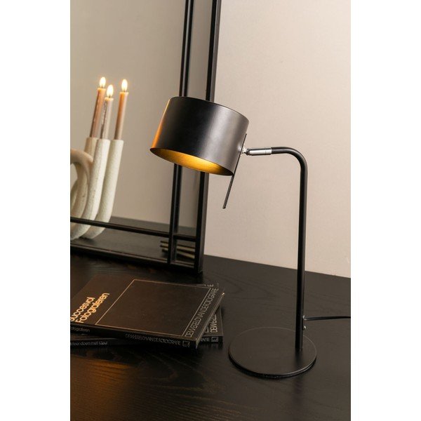 Черна настолна лампа , височина 45 cm Shell - Leitmotiv-image-1