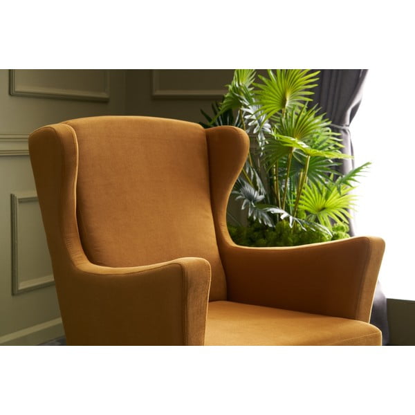 Жълт фотьойл Lola Brejer - Artie-image-4