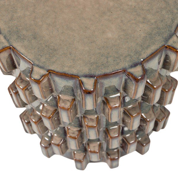 Керамична кръгла странична масичка ø 35 cm Axu – WOOOD-image-3