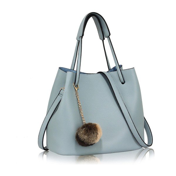 Světle modrá kabelka L&S Bags Vesinet