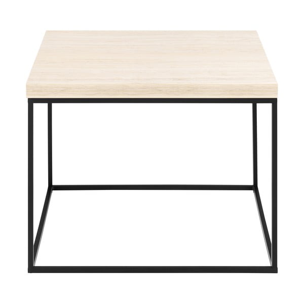 Бежова масичка за кафе с плот от имитация на мрамор 60x60 cm Barossa – Actona-image-2