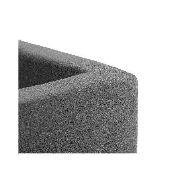 Šedý hranatý dětský bazének s 500 balónky Misioo, 110 x 50 cm-image-1