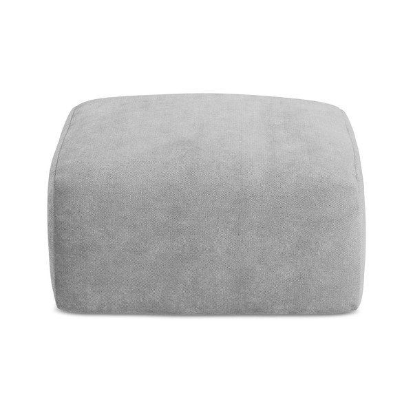 Светлосива шенилова табуретка Leila – Makamii