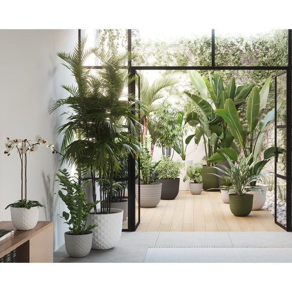 Саксия за цветя от рециклирана пластмаса ø 30 cm Havana – Artevasi-image-3