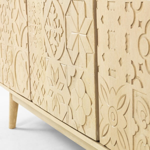 Скрин от мангово и акациево дърво , 162 x 75 cm Sakoi - Kave Home-image-1