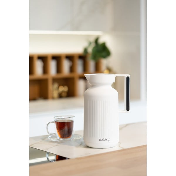 Бял термос 1 l Lungo – Vialli Design-image-3