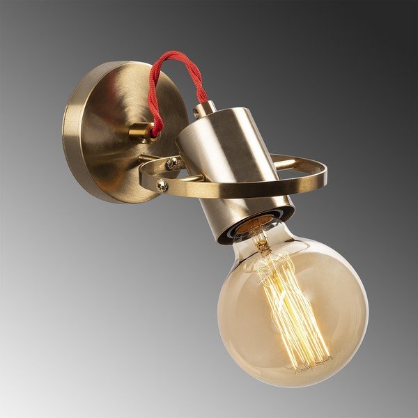 Стенна лампа  в златист цвят Vaveyla – Opviq lights-image-2