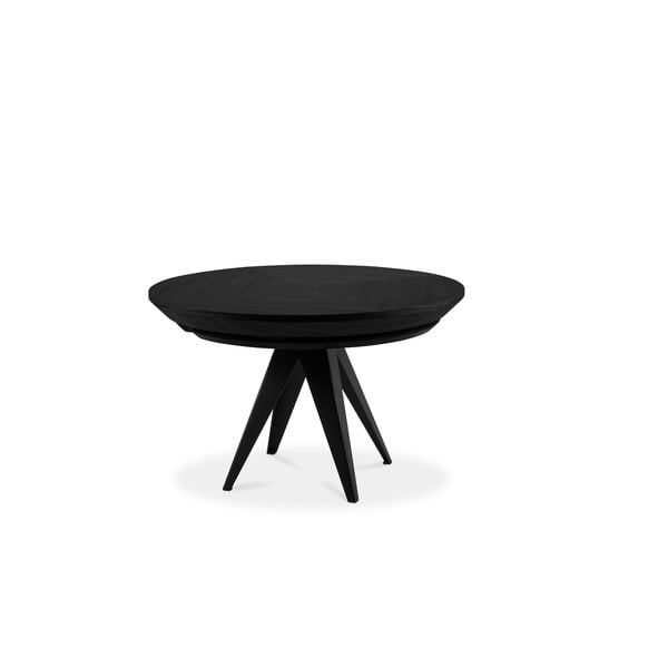 Разгъваема маса от черен дъб , ø 120 cm Magnus - Windsor & Co Sofas