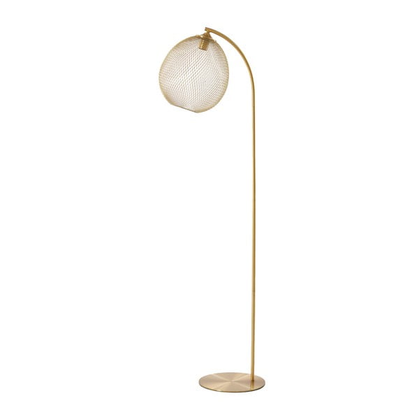 Подова лампа в златист цвят (височина 160 cm) Moroc – Light & Living