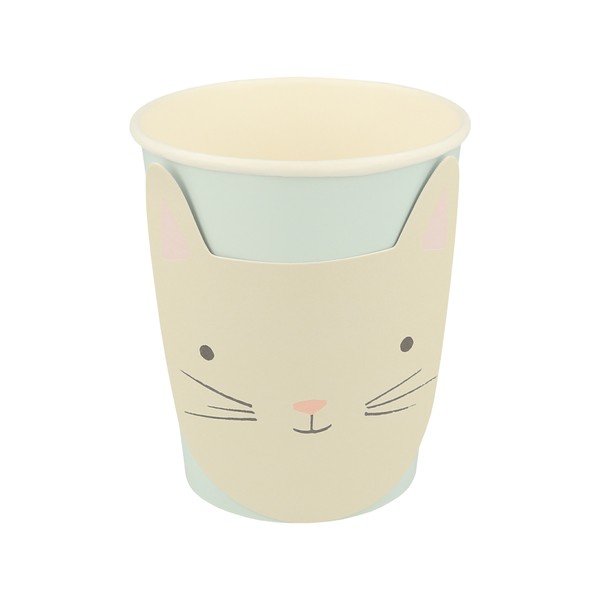 Хартиени чаши за еднократна употреба в комплект  8 бр. Cat – Meri Meri-image-3