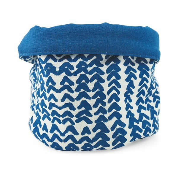 Комплект от 4 сини памучни кошници за хляб Villa d'Este Masai - Villa d'Este