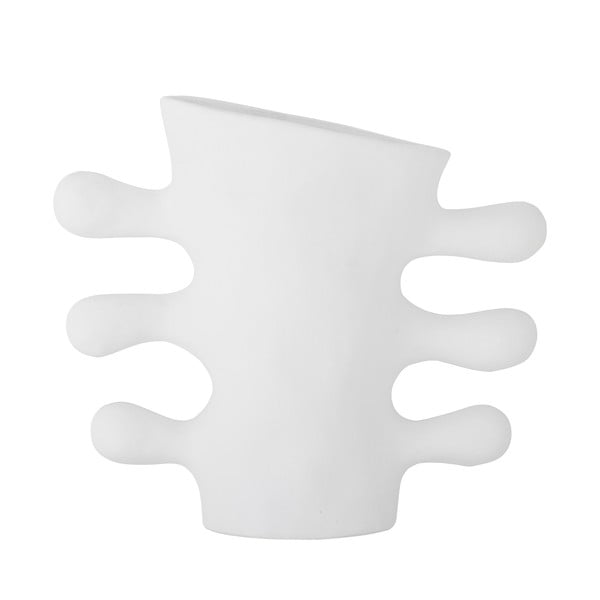 Бяла каменна ваза Pernilla - Bloomingville-image-2