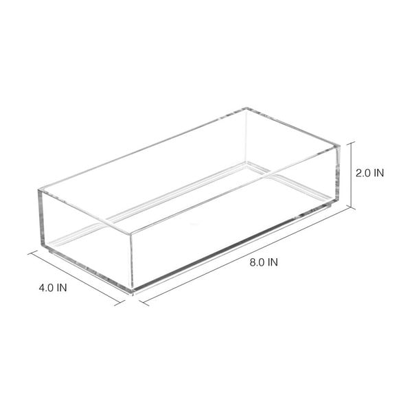 Прозрачен органайзер Clarity, 20 x 10 cm - iDesign-image-1