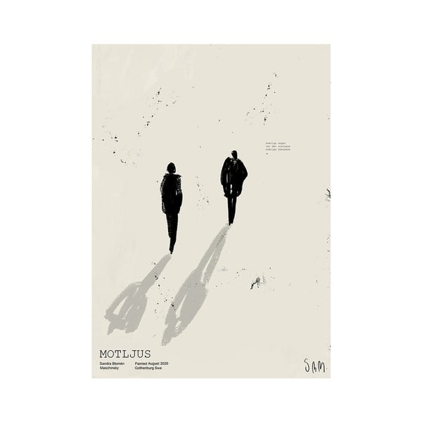 Постер 50x70 cm Motljus – Sandra Blomén Maschinsky – The Poster Club
