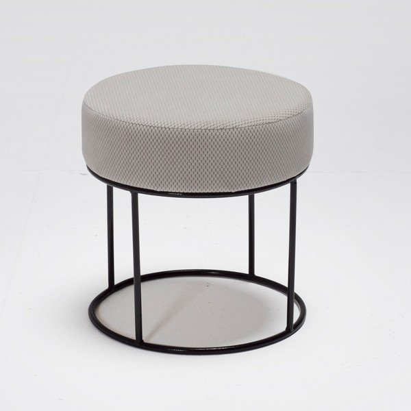 Бежова табуретка за крака Nela Moon – Artie-image-1