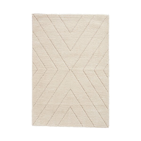 Кремав килим 120x170 cm Ideal Shaggy – Think Rugs