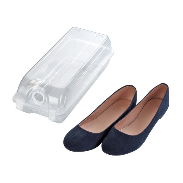 Прозрачна кутия за съхранение на обувки Smart, широчина 14 cm - Wenko