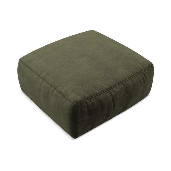 Зелена шенилова табуретка Kuki – Makamii-image-2