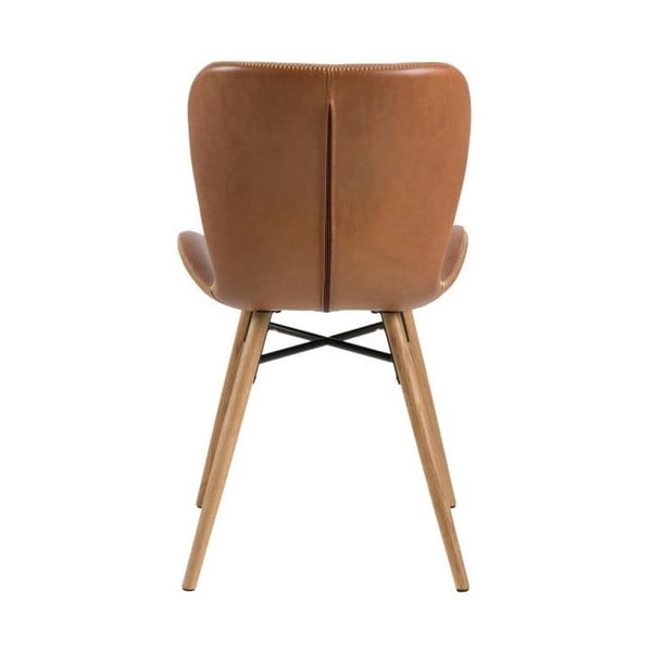 Комплект от 2 стола от изкуствена кожа Batilda - Actona-image-3