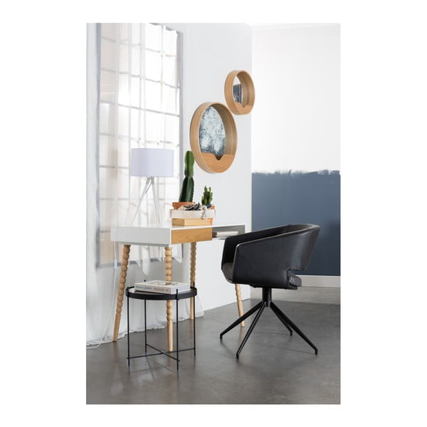 Стенно огледало с място за съхранение Кръгла стена, ⌀ 60 cm - Zuiver-image-2