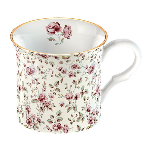 Bílý porcelánový hrnek Creative Tops Floral