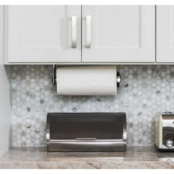 Стоманен държач за кухненски кърпи, монтиран на стената - simplehuman-image-1