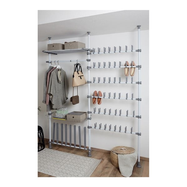 Комплект от 2 телескопични дръжки за дрехи, дължина 75 - 120 см Herkules - Wenko-image-4