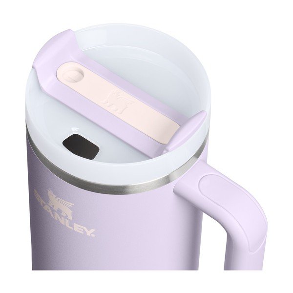 Термос със сламка от неръждаема стомана в цвят лавандула 890 ml Quencher H2.O FlowState™ Tumbler Purple Dust – Stanley-image-3