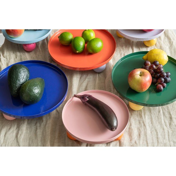 Метален декоративен поднос ø 20 cm Double Funky – PT LIVING-image-1