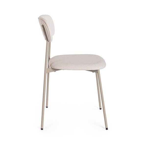 Кафяво-сив тапициран трапезен стол Inka – Yes Everyday-image-3