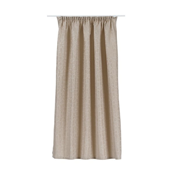 Бежова завеса 140x160 cm Florette - Mendola Fabrics-image-2