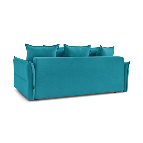 Тюркоазен разтегателен диван 226 cm Leon - Bobochic Paris-image-4