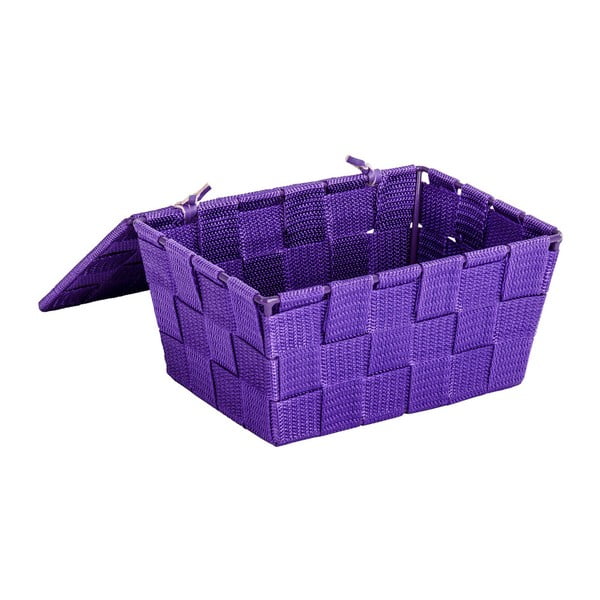 Лилава кошница с капак Adria, 14 x 19 cm - Wenko-image-2