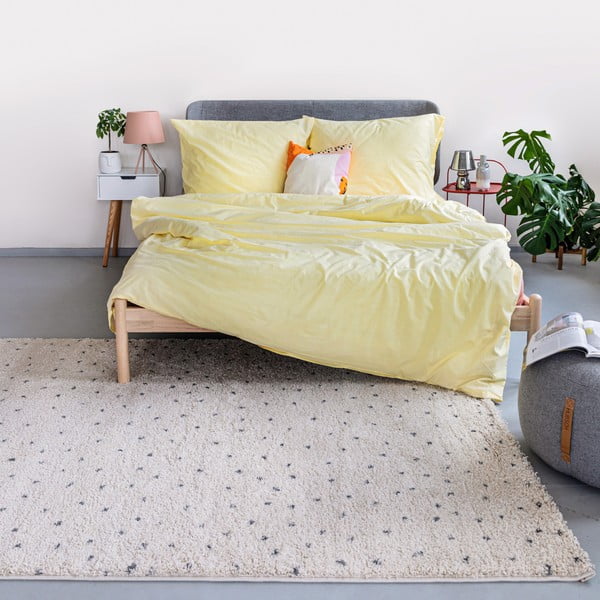 Черен/кремав килим 120x180 cm Dottie Black – Universal-image-2