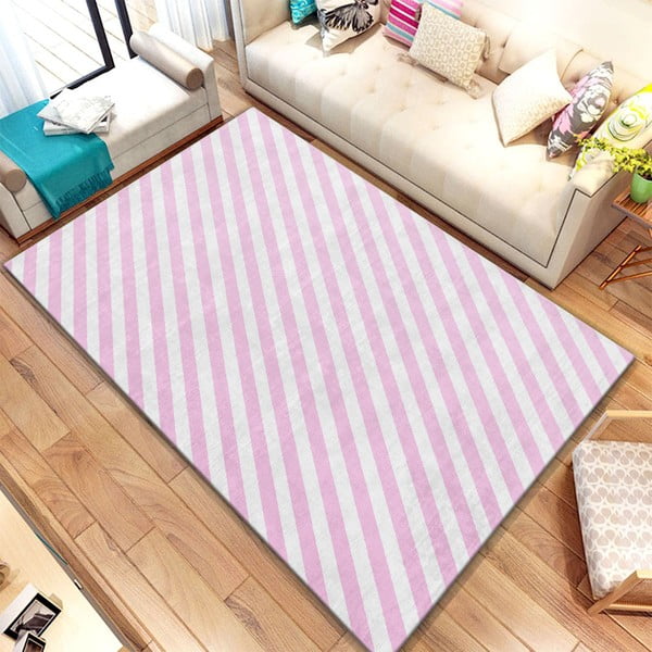 Розов килим Цифрови килими Cassia, 80 x 140 cm - Homefesto