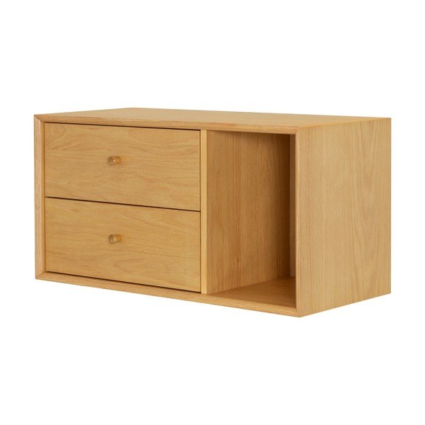 Компонент - чекмеджета в дъбов декор в естествен цвят 43x33 cm Z - Tenzo-image-1