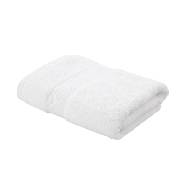 Бяла памучна кърпа с коприна 50x90 cm - Bianca