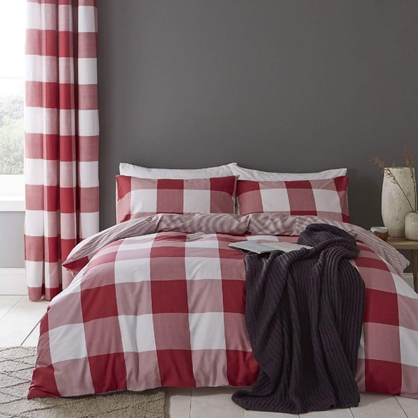 Комплект спално бельо за двойно легло Check, 220 x 230 cm - Catherine Lansfield