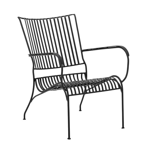 Черен метален градински стол Marley - Bloomingville