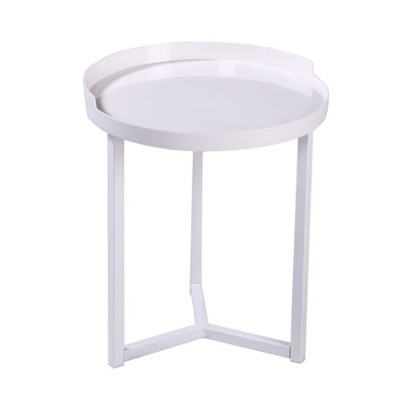 Bílý příruční stolek Dioniso Puro