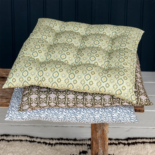 Памучна възглавница за стол 37x37 cm Blockprint – Rex London-image-4