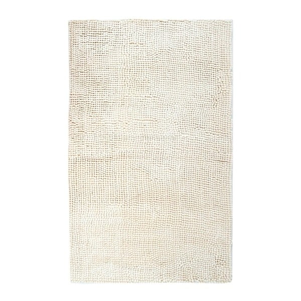 Béžová ručně tkaná koupelnová předložka Lucid, 60 x 100 cm