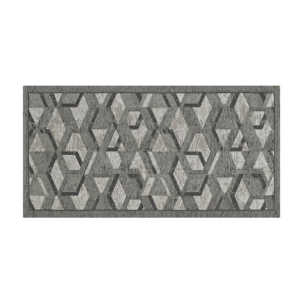 Сив и черен мокет , 55 x 140 cm Hypnotik - Floorita-image-2