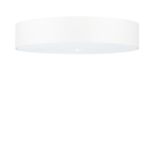 Бяла лампа за таван със стъклен абажур ø 60 cm Herra - Nice Lamps