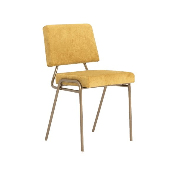 Жълт трапезен стол Simple - CustomForm
