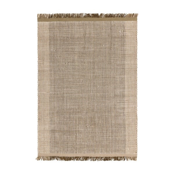 Светлокафяв ръчно изработен вълнен килим 160x230 cm Avalon – Asiatic Carpets