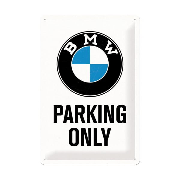 Стенен декоративен знак BMW Паркинг BMW Parking Only - Postershop