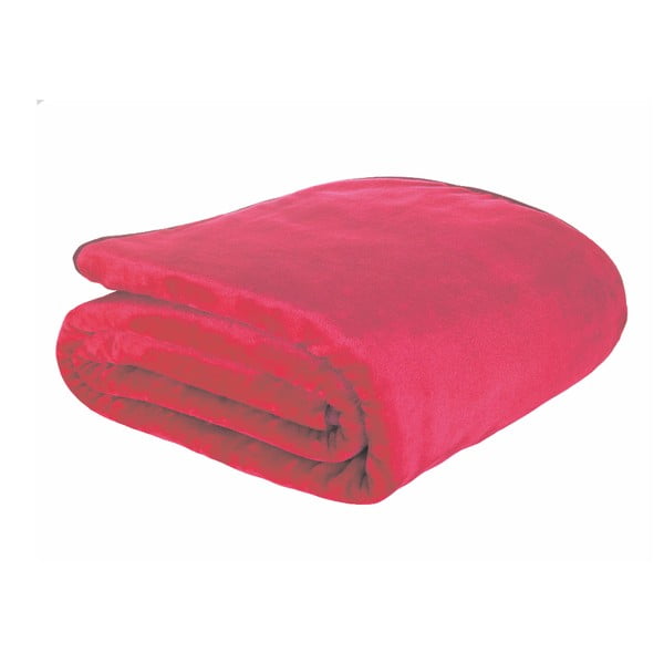 Червено одеяло Basic Cuddly, 200 x 240 cm - Catherine Lansfield