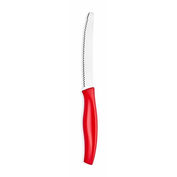 Червен нож за рязане, дължина 13 cm - The Mia
