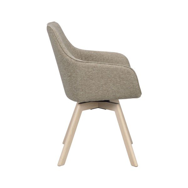 Бежови тапицирани трапезни столове в комплект 2 бр. Alison – Rowico-image-3